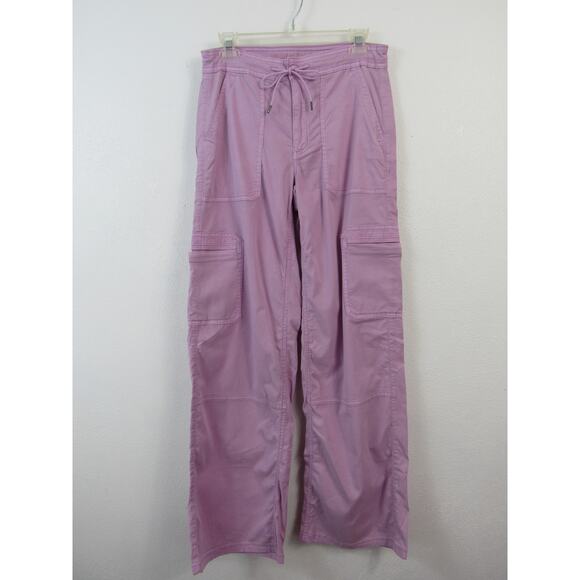 American Eagle Dreamy Drape Stretch Super High-Waisted Baggy Wide-Leg Cargo Pant - Picture 1 of 8